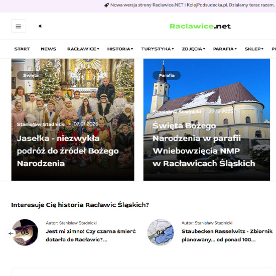 Nowa wersja mojej pierwszej strony, którą prowadzę od 2005 roku