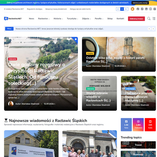 Raclawice.NET – lokalny portal informacyjny